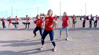 Cookeville Cavalier Marching Band SallyWalkerChallenge [upl. by Tombaugh]