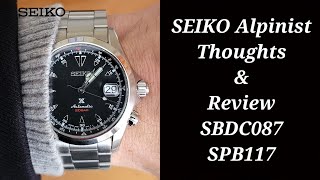 Seiko Alpinist SBDC087SPB117 Thoughts amp Review [upl. by Wattenberg694]