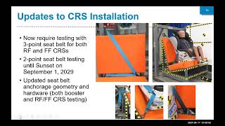 FMVSS 213 Updates Rulemaking and ComplianceEnforcement [upl. by Ila838]