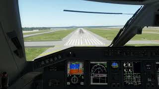 Xplane 12 E175 Landing at BNAKBNA [upl. by Eintruoc]