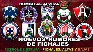 ✅ NUEVOS FICHAJES Y RUMORES LIGA MX AP2024  GALLARDO AL TOLUCA OLIVER A RAYADOS CORTIZO A CHIVAS [upl. by Aihsilat306]