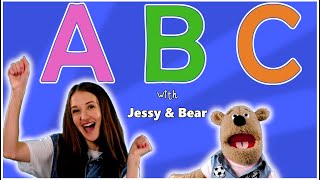 ABC  Jessy amp Bear Rockin Version  Toddler Singalong Fun [upl. by Ruosnam]