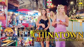 ChinaTown in Bangkok  Explore Yaowarat road amp Sampheng Market [upl. by Mogerly]