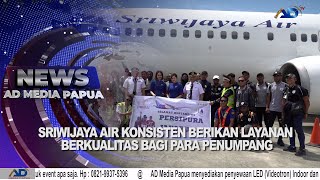 SRIWIJAYA AIR KONSISTEN BERIKAN LAYANAN BERKUALITAS BAGI PARA PENUMPANG [upl. by Lotsyrk]