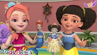 Dress Up Song  Princess Doll Dress Up Day  Princess RAPUNZEL  Princess Songs  Wands amp Wings [upl. by Nikolai]