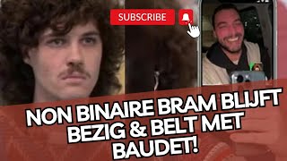 Non binaire Bram blijft bezig amp belt met Baudet 😅 [upl. by Treat]