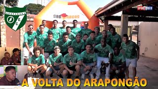 A VOLTA DO ARAPONGÃƒO  APRESENTAÃ‡ÃƒO DA COMISSÃƒO TÃ‰CNICA E DO ELENCO DO ARAPONGAS EC [upl. by Anirdna]