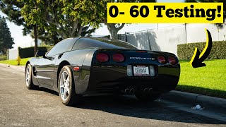 FINALLY doing 060 Testing in my 2000 C5 Corvette [upl. by Polard]