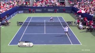 Isner vs Anderson Atlanta Final 2013 Highlights HD [upl. by Lazor210]