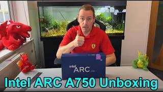 Intel ARC A750 Gaming 8GB Graphics Card Unboxing Video of GPU 4K [upl. by Gabel]