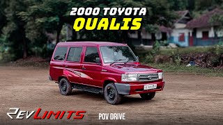 2000 Toyota QUALIS  25L 75 BHP  Smoothest MUV  POV Test Drive 194  RevLimits  qualis toyota [upl. by Abner]