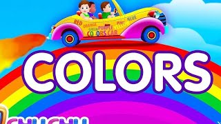 Lets Learn The Colors  Cartoon Animation Color Songs for Children by ChuChuTV [upl. by Ecahc]