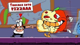 Pizza Tower but Everything Peppino Touches Turns into Pizza [upl. by Calise998]