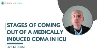 Stages of coming out of a medically induced coma in ICU live stream [upl. by Lovel]