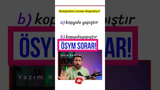 1 NETLİK YAZIM KURALI 2025 ÖSYM SORAR [upl. by Eriam]