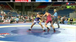 Cadet 126  Zachary McClinton Florida vs Armand Molina California [upl. by Dviad]