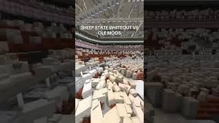 Minecraft College Football Sheep State vs Ole Mood Whiteout [upl. by Aicac810]