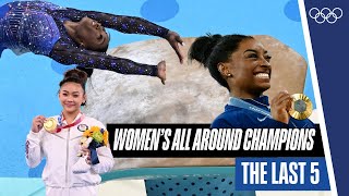 🤸‍♀️ The last five Womens AllAround Champions🏆 [upl. by Lampert]