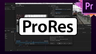 How To Export Videos Using ProRes In Premiere Pro CC [upl. by Ruhtua]