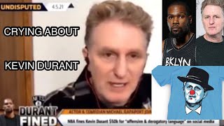 Michael Rapaport Cries On FS1 About Kevin Durant Lost Barstool Sports Lawsuit  Clown Cupcake [upl. by Dael210]