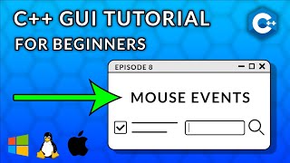 C GUI Programming For Beginners  Episode 8  Mouse Events [upl. by Iilek]