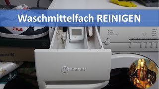 Waschmittelschublade  Waschmittelfach REINIGEN [upl. by Eiroc344]