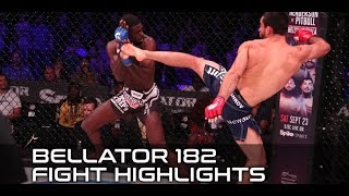 Bellator 182 Koreshkov vs Njokuani Highlights [upl. by Dadelos]