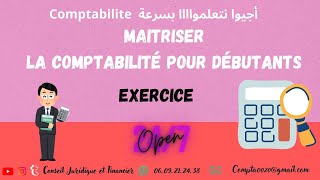 Exercice Comptabilité Générale 1 [upl. by Lipps]