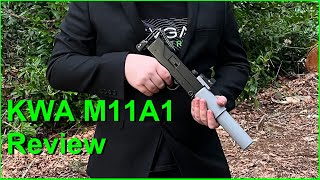 KWA M11A1 MAC 11 NS2  Airsoft Review [upl. by Ydnes459]