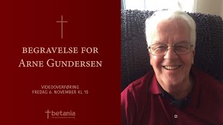 Begravelse for Arne Gundersen 6 november 2020 [upl. by Ilellan]