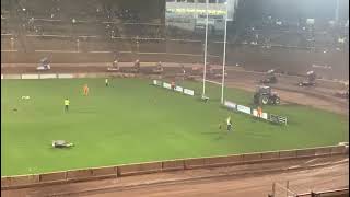 Brisca F1 Stockcar Massive Matt Newson Crash at Bradford final shootout round [upl. by Eilra]