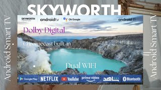 ⭕Skyworth Smart TV 43 Android unboxing and setup [upl. by Charles]