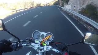 Lobres  Pantano de Vélez de Benaudalla GoPro Hero 5 black Honda CBF 250 [upl. by Kore788]