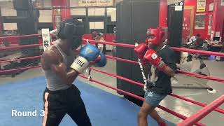 Brothers Sparring  Gleasons Gym 132 vs 147 im in red [upl. by Gautious785]