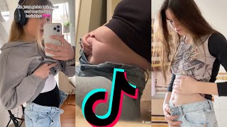 Foodbaby Bloated Unbuttoned Part 9 TikTok Compilation [upl. by Lenka]