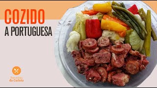 COZIDO À PORTUGUESA  COMO FAZER COZIDO DE CARNE COM LEGUMES [upl. by Keelby]