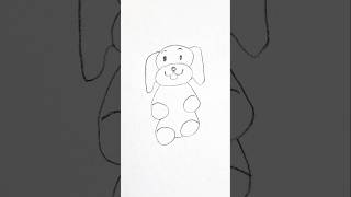 Easy Drawing 🐶drawing art shorts [upl. by Ibocaj887]