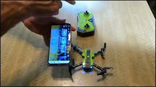 How to setup your Q10C MINI FOLDING CAMERA DRONE for the first flight [upl. by Notsuj]