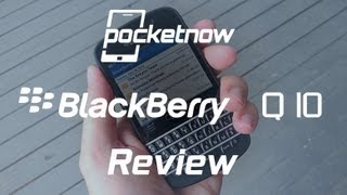 BlackBerry Q10 Review  Pocketnow [upl. by Hgielrebmik]