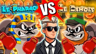 Le Bandit VS Le Pharaoh THE ULTIMATE SLOT FIGHT🥊🥊 [upl. by Kenwee89]