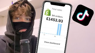 I Tried To Make Money With TikTok Dropshipping beginner [upl. by Lockwood]