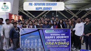 1ST YEAR MBBS STUDENTS PRE  DEPARTURE CEREMONY amp FLYING TO RUSSIA  OSMU   DELHI  MOSCOW [upl. by Aiynat797]