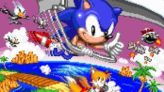 Sonic Fan Game  Sonic the Hedgehog 2 SMSGG 16Bit [upl. by Yretsym]