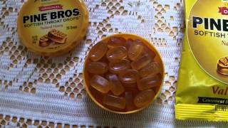 Pine Bros Softish Throat Drops [upl. by Lindeberg]