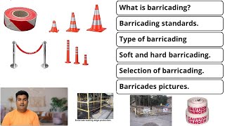 barricading  type and selection  work at height and excavation barricade [upl. by Okim656]