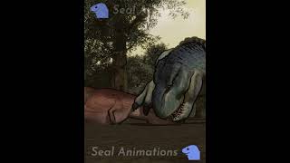 TRex vs VRex  Animation shorts [upl. by Avika489]