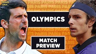 Djokovic vs Musetti  Paris Olympics 2024  Tennis Preview amp Prediction [upl. by Aurie]