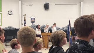 Kalispells Smith Valley School goes above and beyond for upcoming Veterans Day [upl. by Per102]