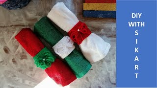 DIY♻️ Inele decorative pentru serveteleDecorative rings for napkins [upl. by Caines]