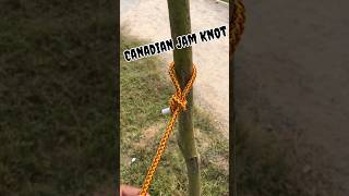 Must Learn How to tie The CANADIAN JAM KNOT [upl. by Airret]